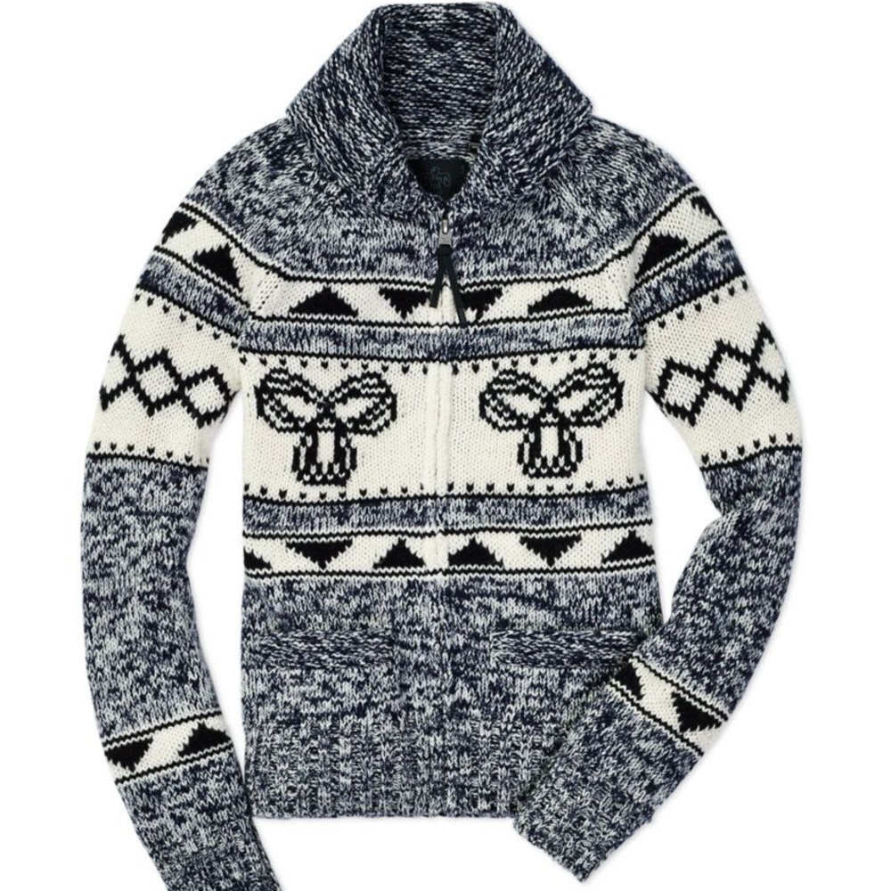 Aritzia TNA Lambswool Sea To Sky Sweater Size XS